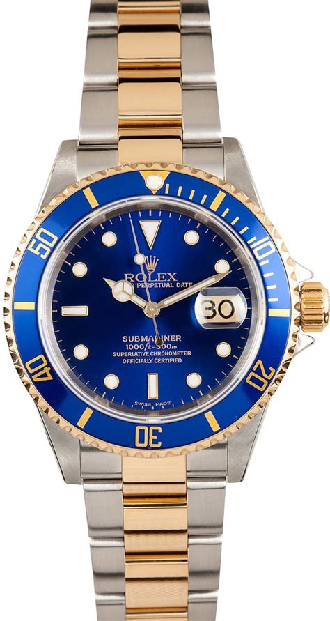 rolex submariner model 16613 t|rolex 16613 blue for sale.